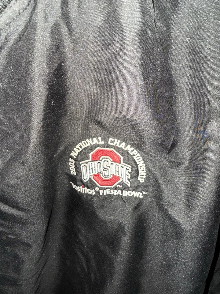 Vintage 2003 Ohio State Football National Championship Medium Black Jacket - Image 2 of 4