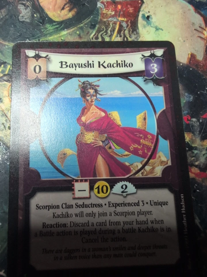 L5R Legend of the Five Rings Bayushi Kachiko Set - Image 3 of 4