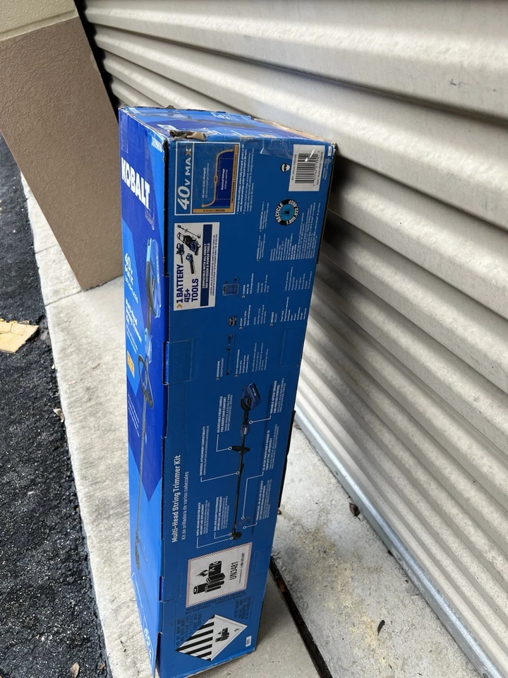 BRAND NEW Kobalt Gen4 15-in 40V Max String Trimmer Kit Model #KST1040A-03 - Image 2 of 4