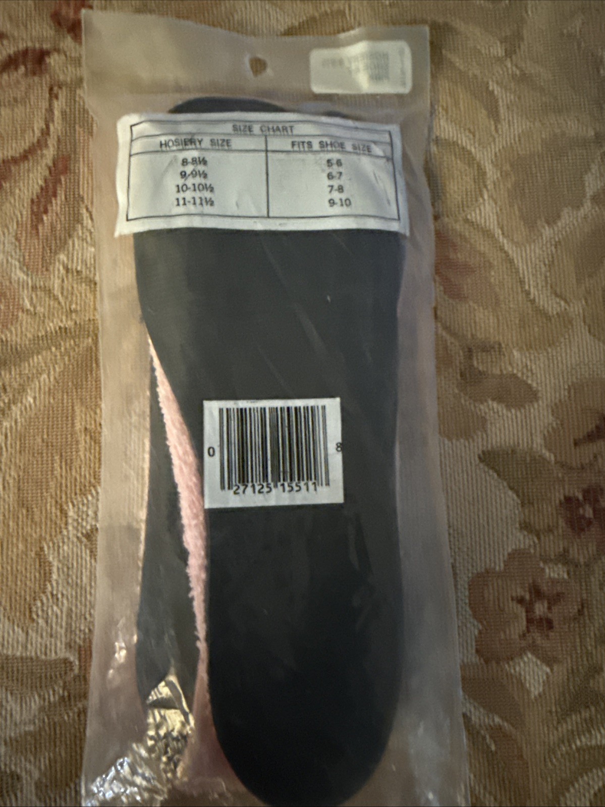 SAOLA Pantofole stivali luna vintage spugna panno suola gomma rosa nuove anni 70 80 interno