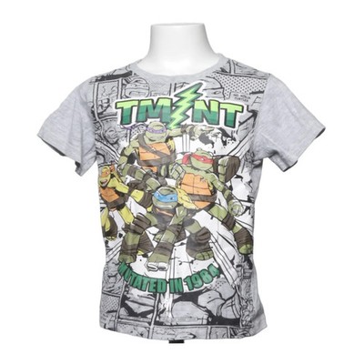 Teenage Mutant Ninja Turtles, T-shirt, Größe: 128, Grau/Mehrfarbig, Print #MUF