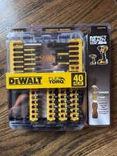 NEW DEWALT Screwdriver Bit Set, Impact Ready, FlexTorq, 40-Piece New