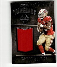 2017 Panini Majestic Carlos Hyde Unsung Warriors Materials #/149 #UW-26