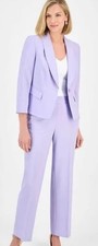 LESUIT PANT SUIT/SIZE 6/INSEAM 31"/NEW WITH TAG/RETAIL 240/BLAZER LINED/LILAC
