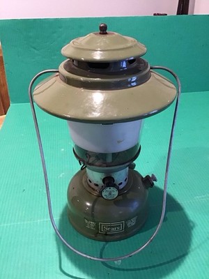 Sears ランタン モデル72217 ビッグハット Vintage Sears Big Hat Avocado Coleman Lantern 00/72 Model 72217