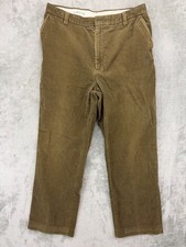 VTG ORVIS Men's Corduroy Pants Sz 38 Real 34x30 Olive Brown 100 Cotton
