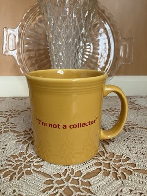 Fiestaware 2012 Marigold  I m Not a Collector  Java Mug Harold Cook Fiesta
