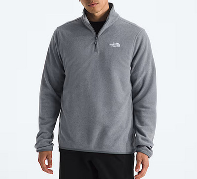Mens The North Face TKA Glacier 100 Fleece 1/4 Zip Jacket Coat New