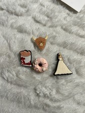 Croc Charm Taylor Swift Chic Fil A Donut and Highland Cow Crocs Charms