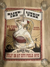 Blink-182 - Linkin Park Poster: Blinkin Park official poster. Excellent shape 