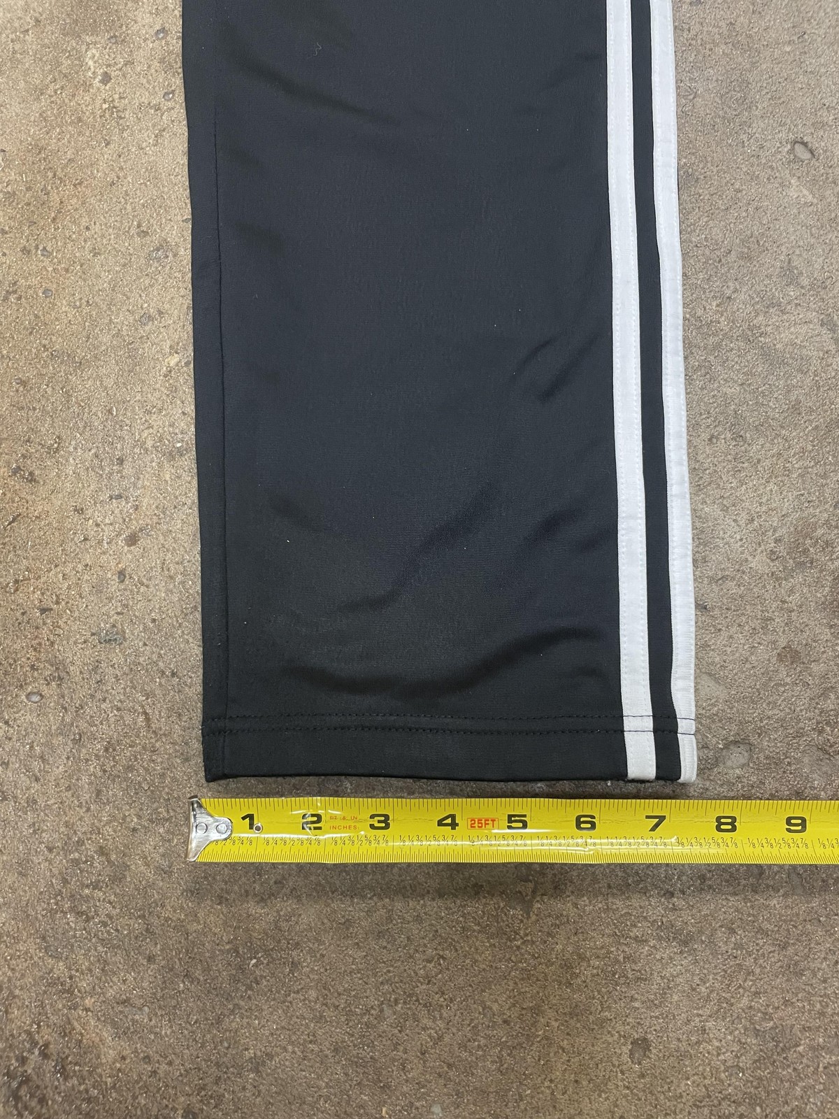 Adidas Track Pants Teens XS Black Snap Tear Away 3-Stripes Zip Pockets Athletic thumbnail 20