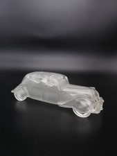 Citroën Traction Avant in Vetro Artistico | Modellino Auto d'Epoca 19x8x5 cm