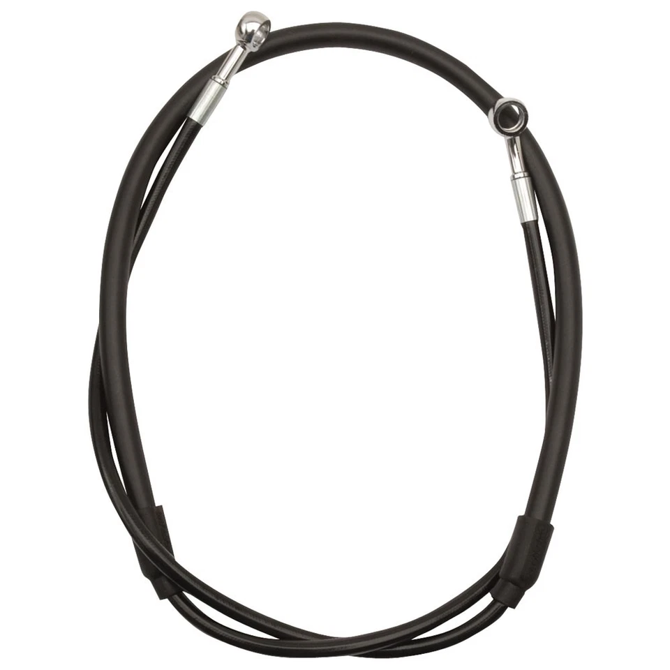 Streamline Rear Steel Braided Brake Line Black For Kawasaki KX250 2004-2007,2019 Foto 2 de 4
