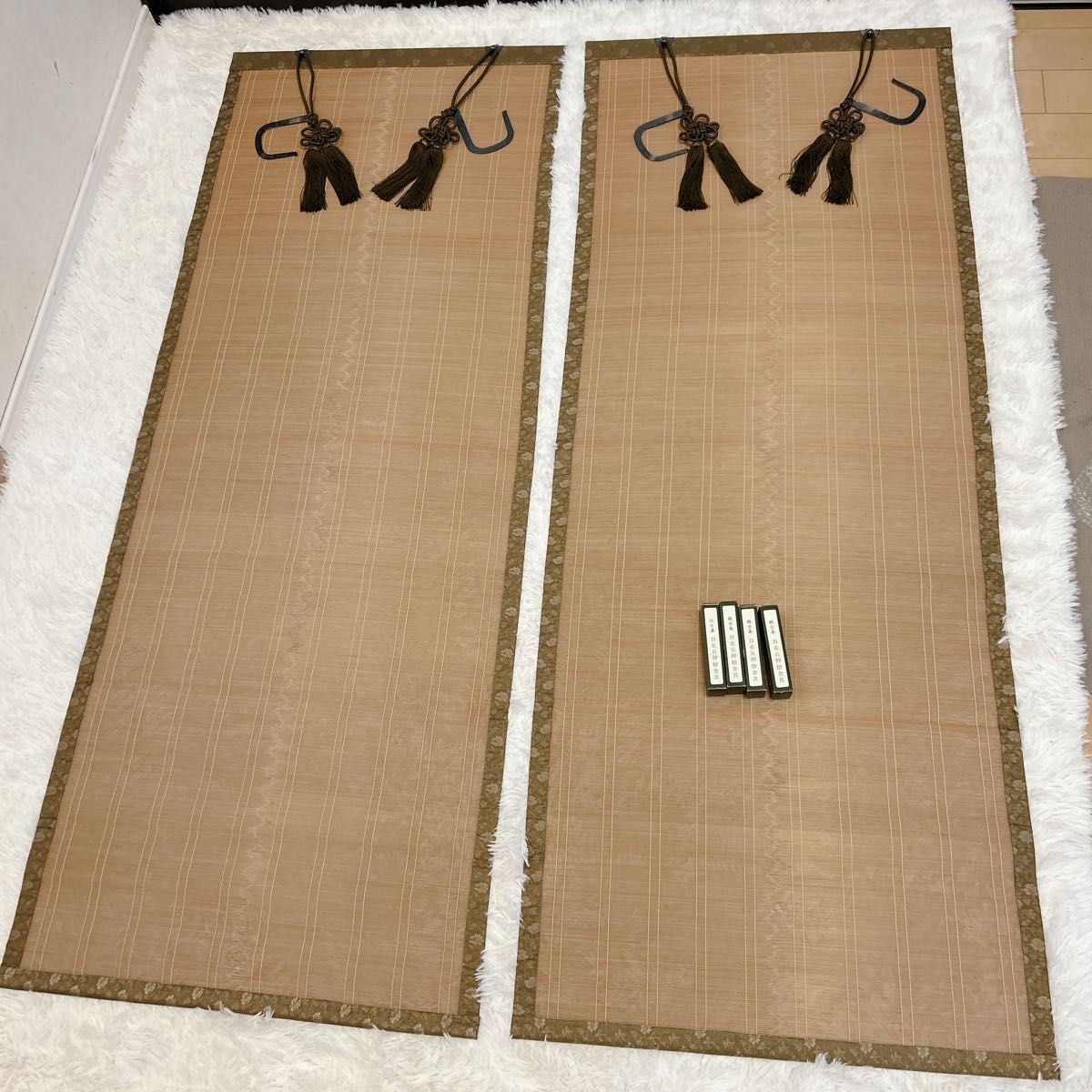 Bamboo Stick Screen Sudare Japan Tatami Room Blinds Hanging H170 W66cm 2Set