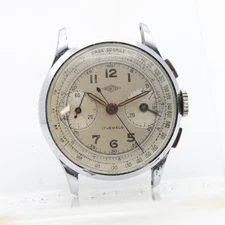 SPORTEX LEONIDAS LANDERON 48 MEPA CHRONOGRAPH SWISS WRIST WATCH 34mm (A14)