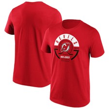 New Jersey Devils Block Party T-Shirt - Red - Mens