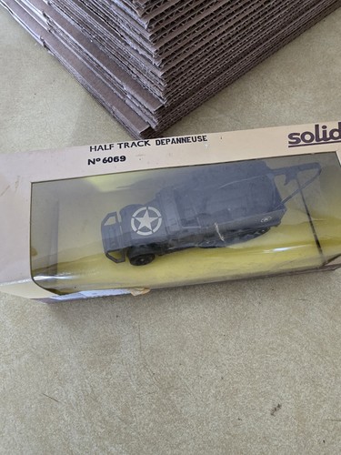VINTAGE Solido Half Track Depanneuse No 6069 Collection Militaire I - Picture 3 of 4