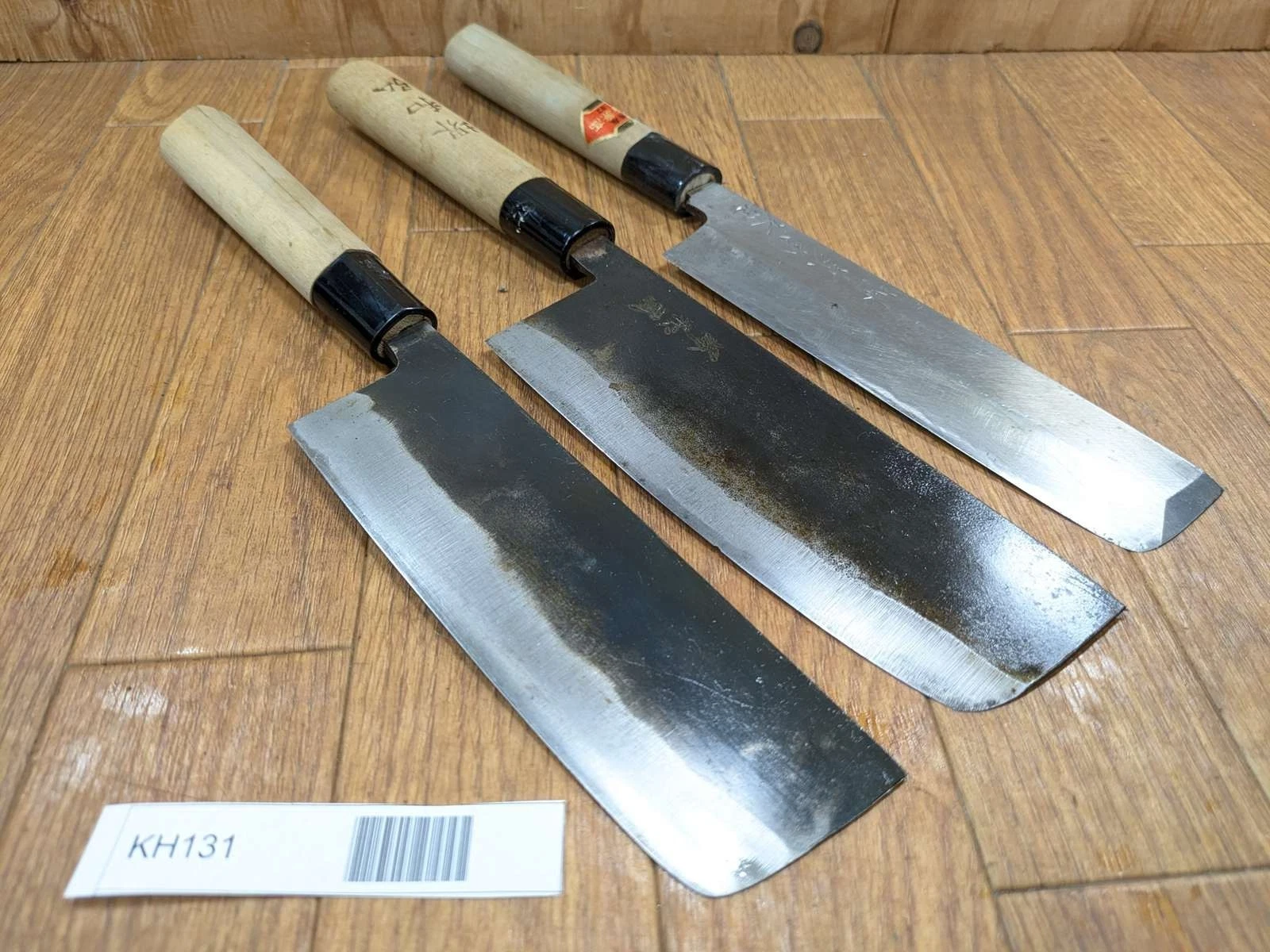 Japanese Chef's Kitchen Knife Set 3 Piece USUBA NAKIRI from Japan KH131