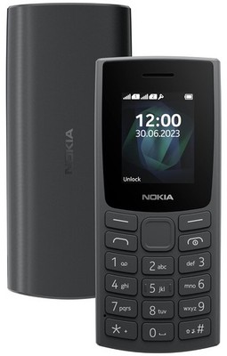Nokia 105 Dual SIM Keypad Phone Built-in UPI Wireless FM Long Battery Charcoal