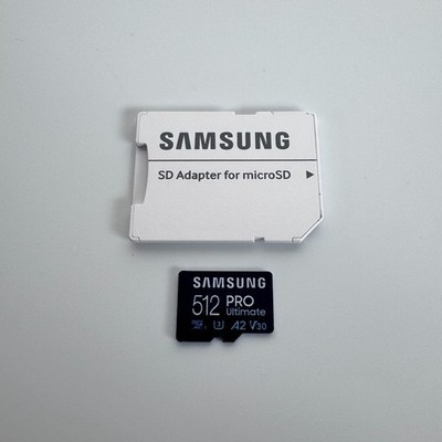 Samsung PRO Ultimate 512GB microSDXC Memory Card and Adapter (MB-MY512SA)