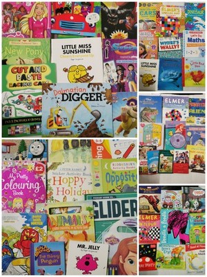 50 Children's Book Bundle For Young Readers/Activity