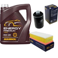 SCT Inspektionspaket 5L Mannol Energy 5W-30 FüR Audi A3 1.8 Tfsi 2.0 Q3 VW Golf