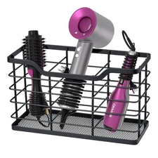 HappyHapi Hair Dryer Holder Hair Tool Organizer, Antirust Wall Mount Bathroom...