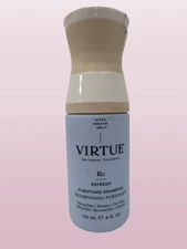 VIRTUE REFRESH PURIFYING SHAMPOO 4OZ DETOXIFIES/RESETS/CLARIFIES NWOB
