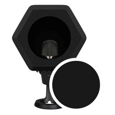 Microphone Isolation Ball with Dual Pop Filter for Effective Noise Cancellation