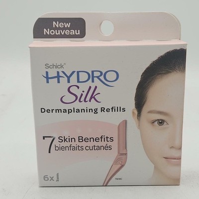 Schick Hydro Silk Dermaplaning Wand Refill Blades   Refills, 6 Count