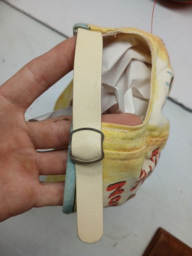 Vintage 90s Fred Babb Go To Your Studio Art To Wear Relaxed Cotton Strapback Hat - Picture 11 of 11