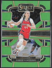 Karlie Samuelson 2024 Select WNBA Prizm Neon Green #99 /75 Washington Mystics