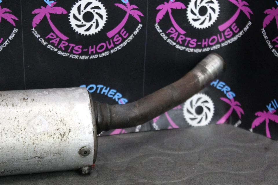 1995 Honda 94-97 CR125R OEM MUFFLER EXHAUST SILENCER SLIP ON PIPE 18330-KZ4-710 - Image 4 of 4
