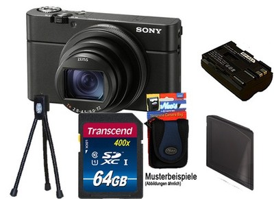 Sony DSC-RX100 VII A Schwarz mit 64GB KOMPLETTSET ! DIGITALKAMERA RX100 VII A
