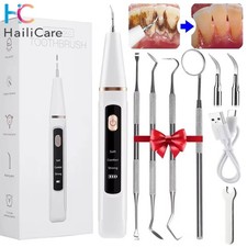 Electric Ultrasonic Dental Calculus Tooth Cleaner Scaler Plaque Remover Cleaning