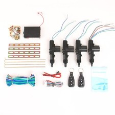 Universal Car Door Lock 4PCS,12V Door Lock Actuator Keyless Entry System with...
