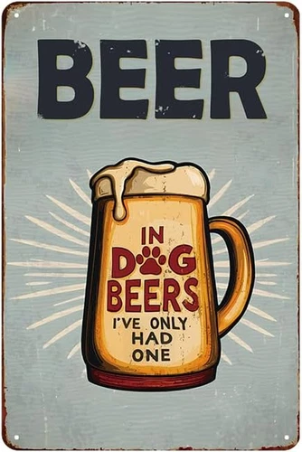 Vintage Bar Metal Tin Sign Humorous Retro Decor for Home Man Cave Wall Art Funny