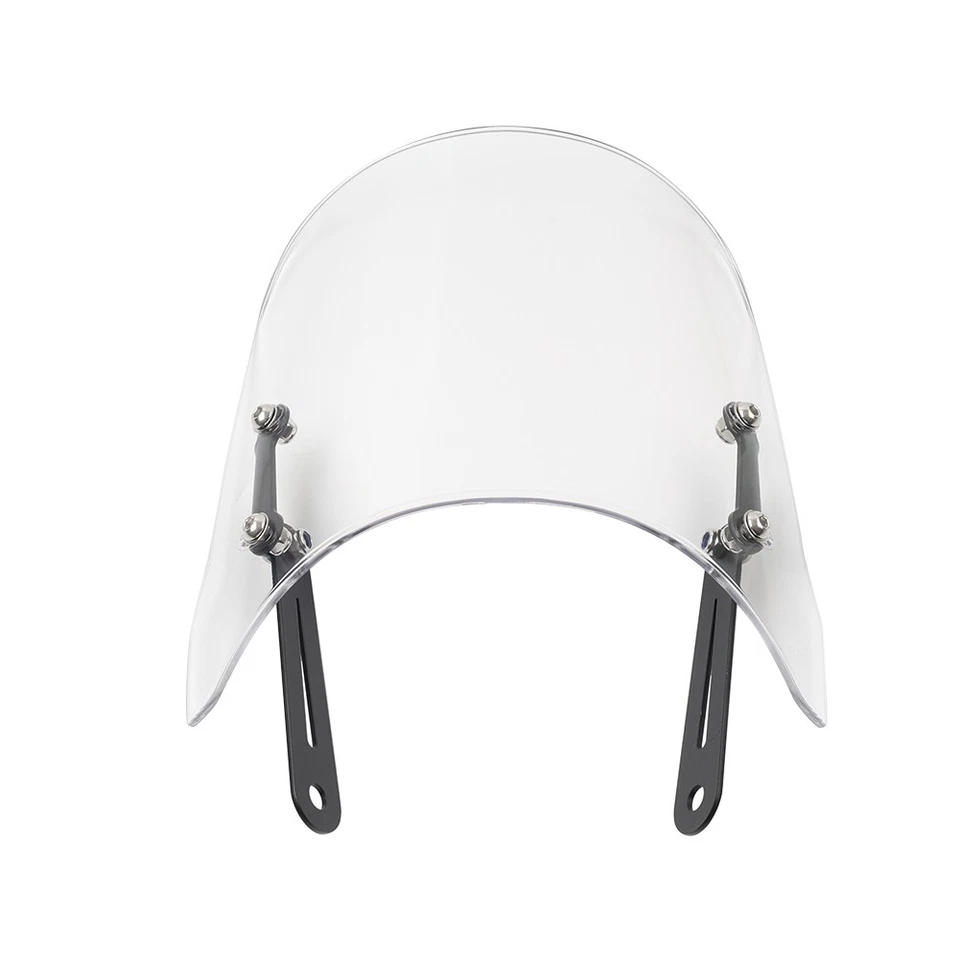 Clear Windshield Wind Screen For MOTO GUZZI V7 Classic 16-23 V9 Bobber 18-23 - Image 3 of 4