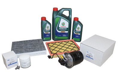 Original Inspektionskit 2,0 EcoBlue bis 14.08.21 + 7 Liter 0W30 Castrol 51166444