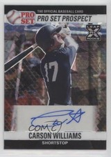 2021 Leaf Pro Set Metal 1990 Base Ebony Crystals 3/7 Carson Williams Auto xb2
