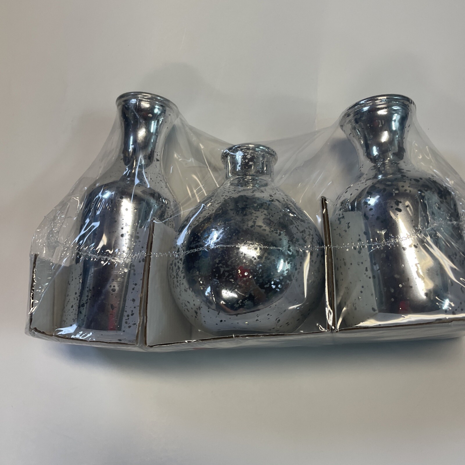 Glass Bud Vases Set of 3 Small Vases by Bullseye's Playground 763 eBay