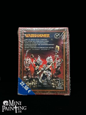 Warhammer Fantasy Dark Elf Witch Elves Command Versiegelt Rare