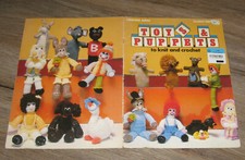 Toys Puppets BOOK 136 Knit Crochet patterns Animals LION Clowns HORSE Kangaroo