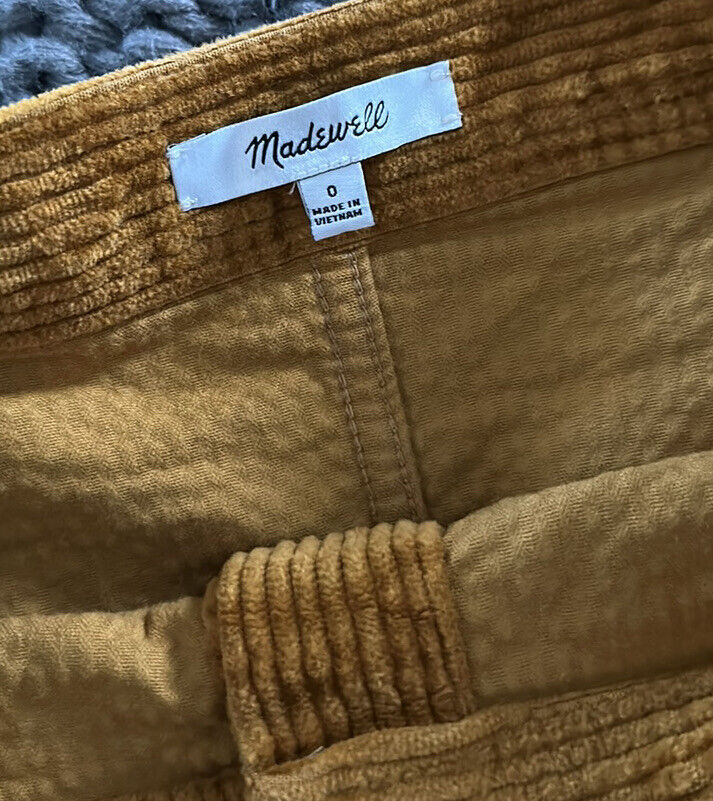 Madewell Corduroy A-line Mini Skirt Patch Pocket … - image 7