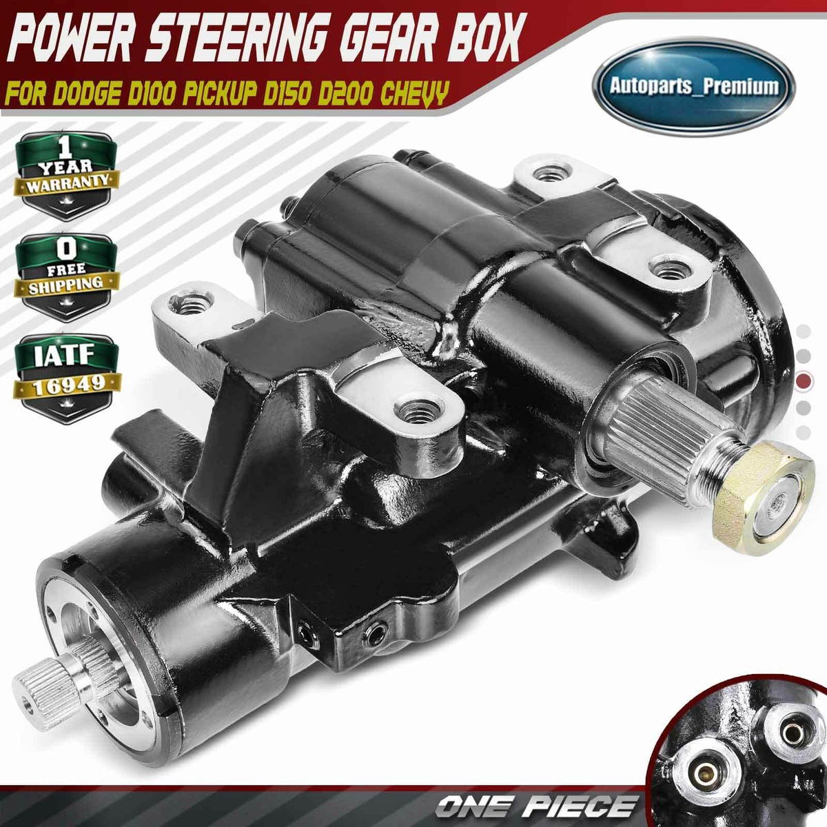 Power Steering Gear Box for Dodge D100 D200 Pickup Chevrolet GMC