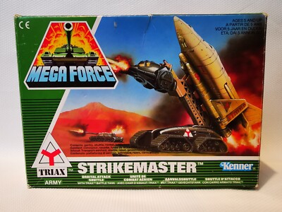 Kenner Mega Force TRIAX STRIKEMASTER ORBITAL ATTACK SHUTTLE 1990er OVP