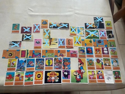 AUTOCOLLANT STICKER NO PANINI NINTENDO BROCA EUROFLASH TOURNON 1CHOIX
