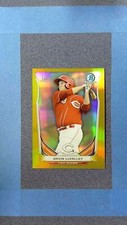 @JU27) 2014 Bowman Chrome GAVIN LAVALLEY 18/50 Gold Cincinnati Reds 