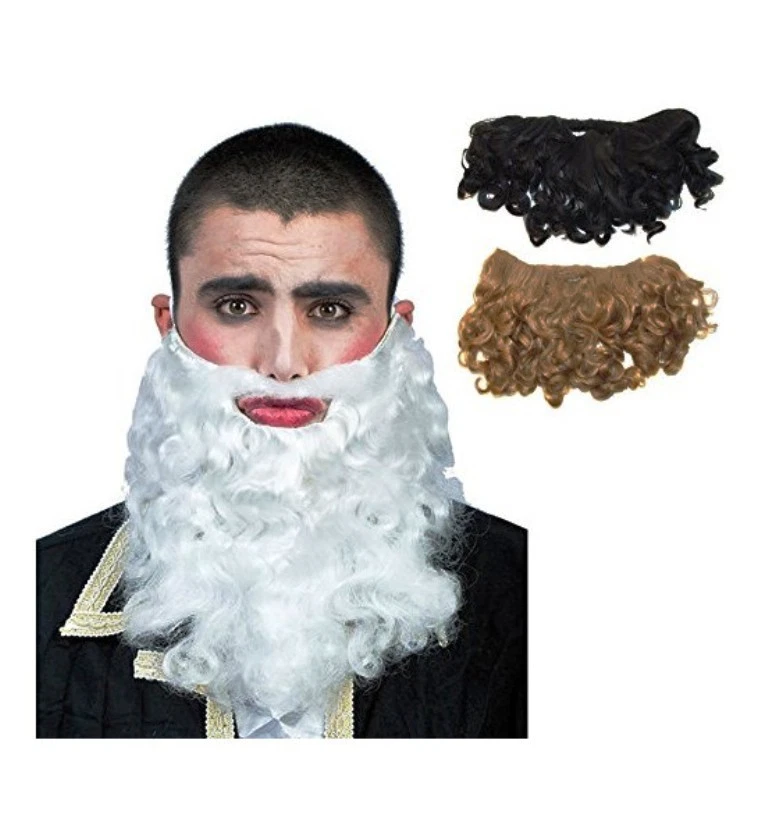 Marrone  Costume Da Barba Finta Per Halloween Costume Da Baffi Costume Da Cosplay Barba Festival Forniture~p145483105 - Foto 7