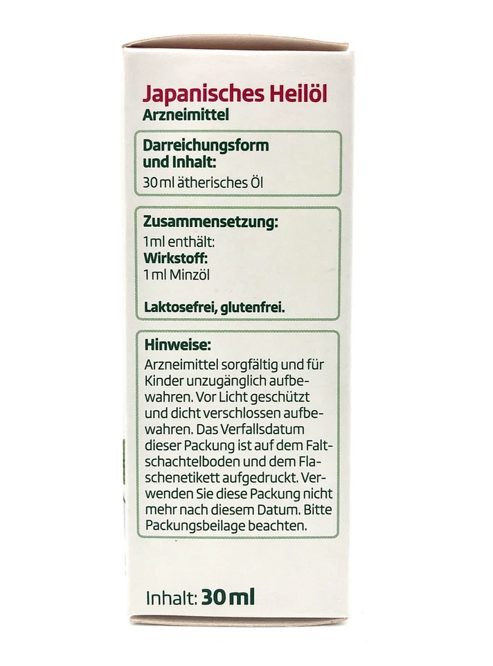 ✅ Altapharma Japanisches Heilöl, Minzöl, je 30ml ✅ - Bild 2 von 4